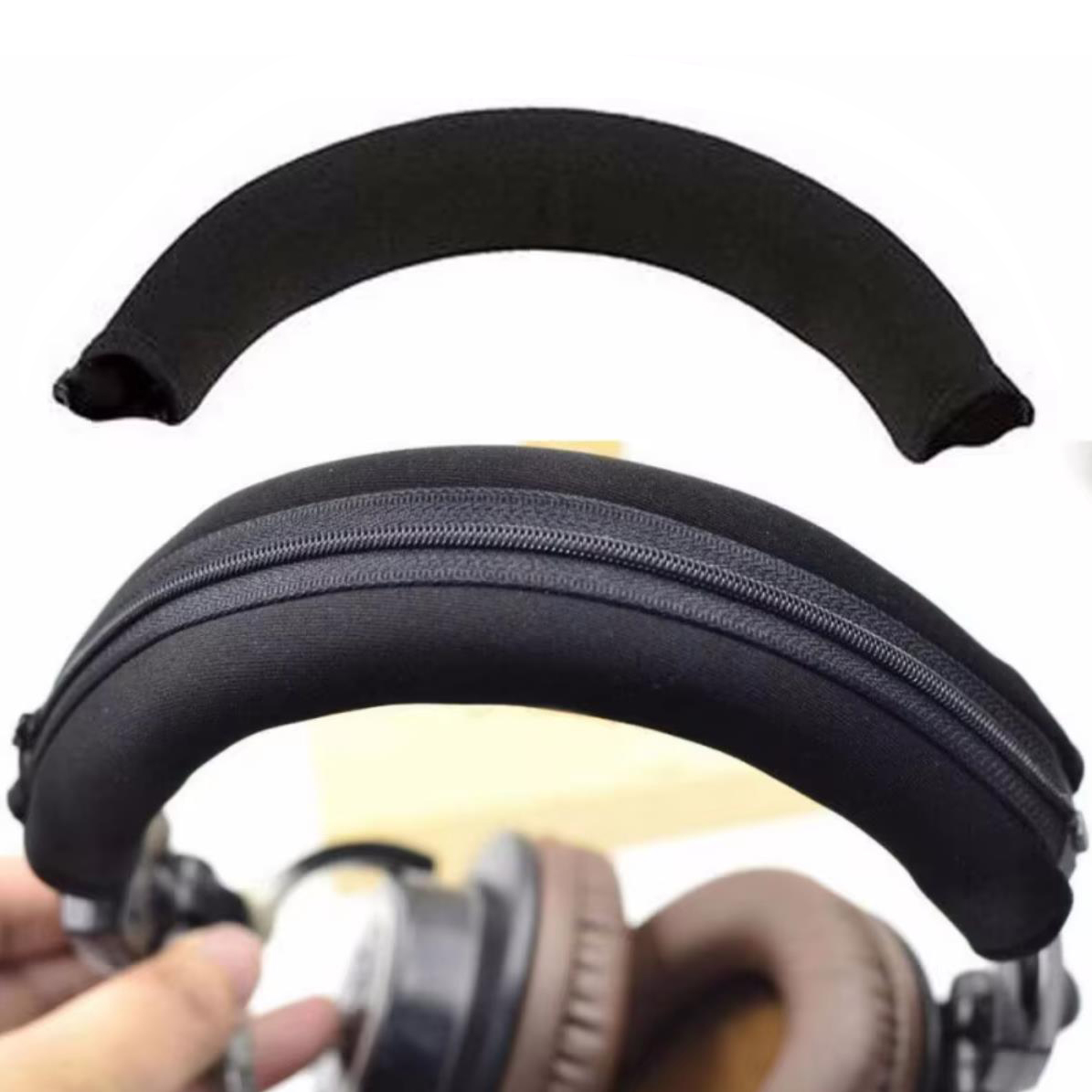Audio Technica Headphone Ath-M50X - Reißverschluss Kopfhörer Schutzhülle Kissen Pad Stirnband