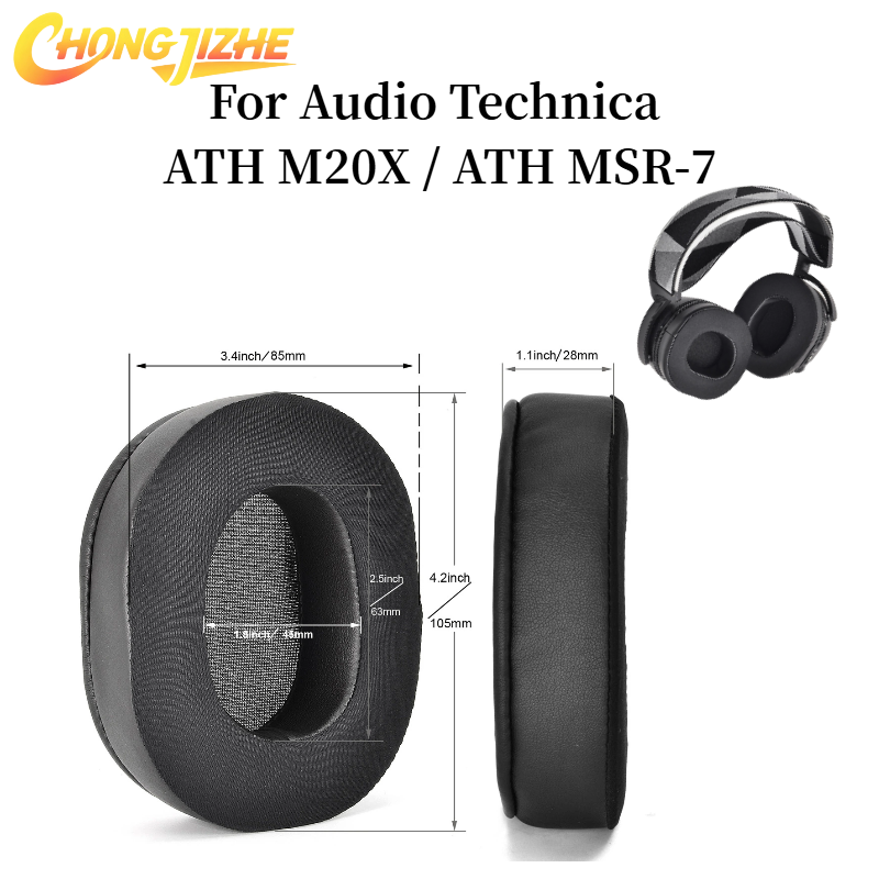 Audio Technica Headphone Ath-M20X - Ersatz Ohrpolster Schaum Ohr Pads Für