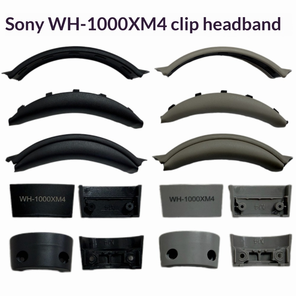 Sony Headphone Wh-1000Xm4 - Aufsteckbare Ersatz-Kopfbügelabdeckung Kopfbügelpolster Reparaturzubehör für Sony