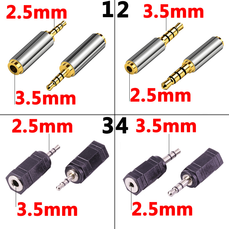 Cable Extension 3.5 - Jack 3,5mm zu 2,5mm Audio Adapter