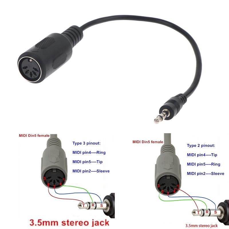 [Neu] MIDI Din 5 auf 3,5 mm TR – Cable Extension 3.5 Bewertung und Preis