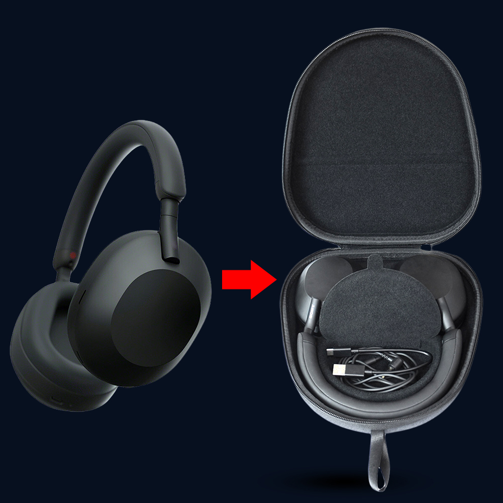 Hartschalen-Tragetasche, stoßf – Sony Headphone Wh-1000Xm5 Bewertung und Preis